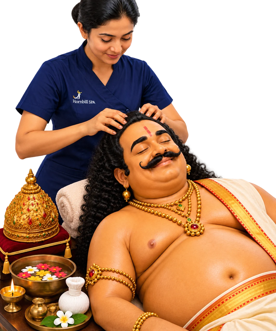 Abhyanga massage at Hornbill Spa